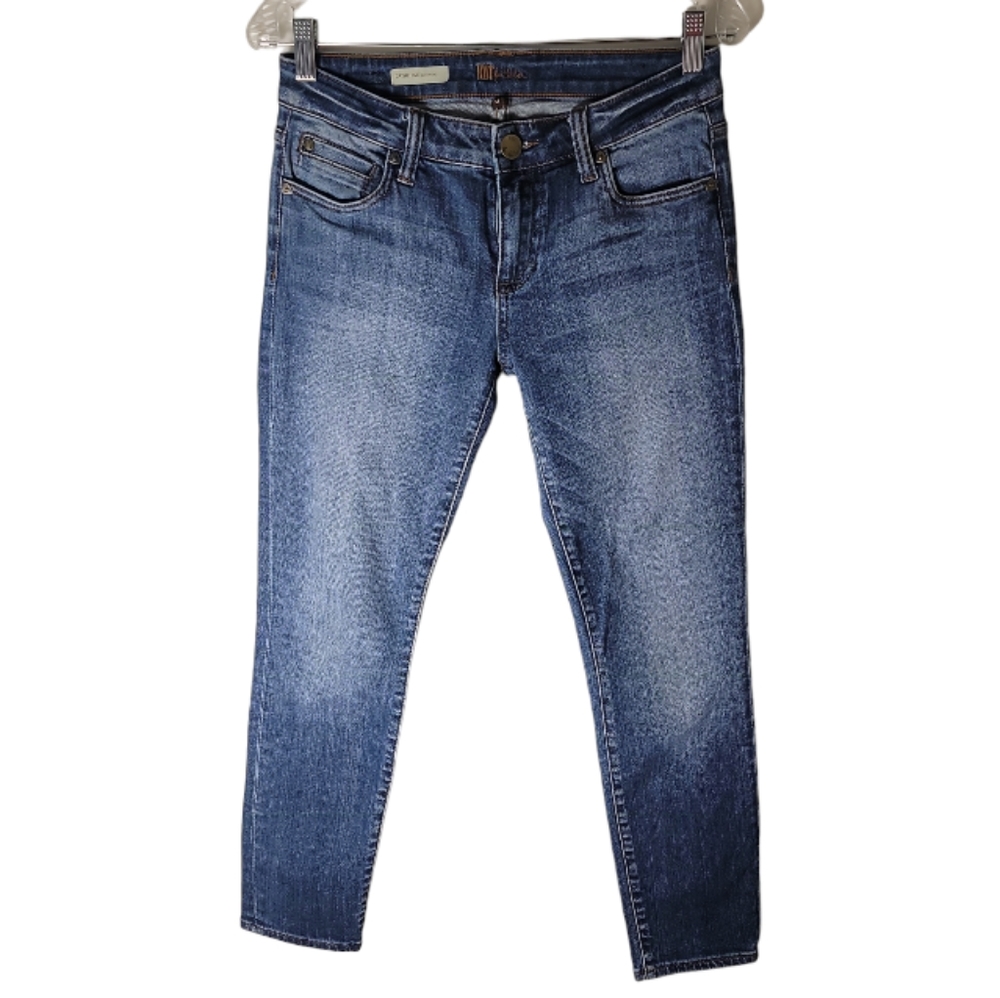 Kut from the Kloth women's Catherine boyfriend jeans low rise blue size 0